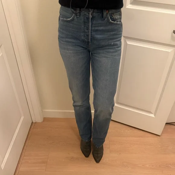 Originals 90's High Rise Loose in Blue Haze - Picture 2 of 8